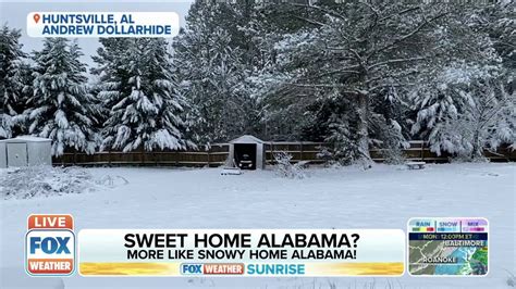 ‘Snowy Home Alabama’: Winter Weather In Huntsville, AL - YouTube