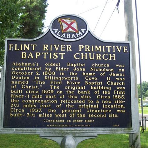 Flint River Primitive Baptist Church - City of Huntsville