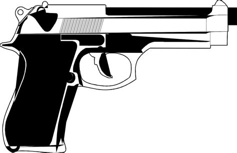 Download Handgun, Pistol, Weapon. Royalty-Free Vector Graphic - Pixabay