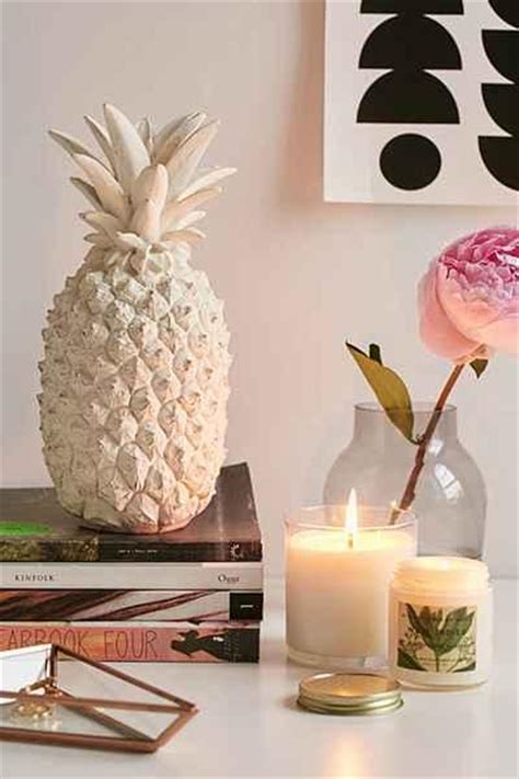 White Ceramic Pineapple Decor