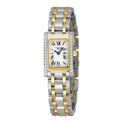 Longines Dolce Vita Silver Dial Diamond Two Tone Ladies Watch L5.158.5 ...