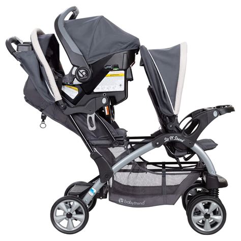 Baby Trend Sit N' Stand® Double Stroller | Magnolia | For Two or Twins