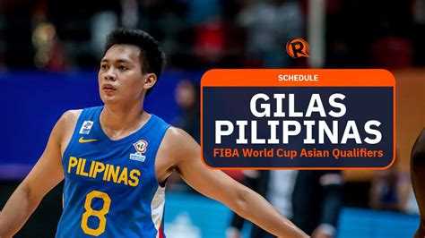 SCHEDULE: Gilas Pilipinas at FIBA World Cup Asian Qualifiers 2023