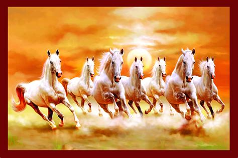 Vastu Seven Horses - 3056x2032 Wallpaper - teahub.io