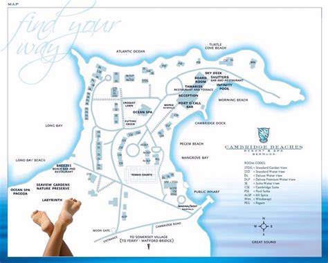 Resort Map | Cambridge Beaches Resort & Spa | Bermuda