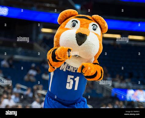 Orlando, FL, USA. 12th Mar, 2016. Memphis mascot Tom III poses for a ...