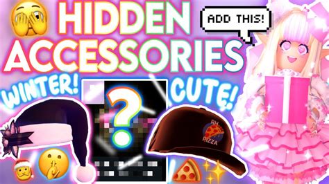 HIDDEN ACCESSORIES IN ROYALE HIGH! *SUPER CUTE WINTER ITEMS & MORE ...