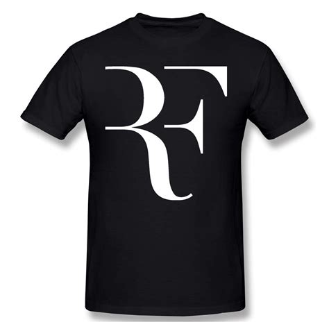 Ashmak S Roger Federer Classic T Shirt Black | Kitilan