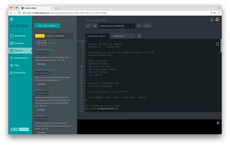 Share your sketches on the Arduino Web Editor - Electronics Infoline ...