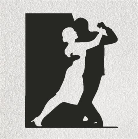 Archivo STL gratis SILUTA DE PAREJA BAILANDO TANGO ARTE DE PARED ...