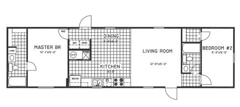 2 Bedroom Floor Plans | Modular and Manufactured Homes Archives - Hawks ...