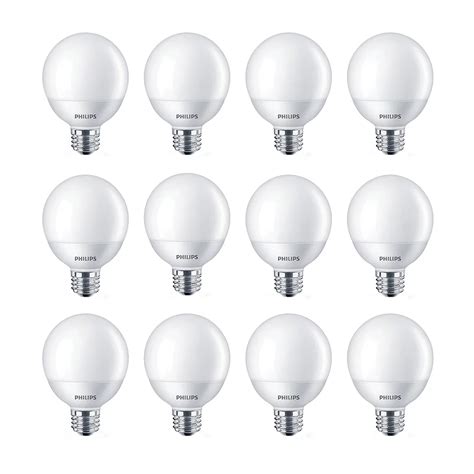 Philips 40W Equivalent Daylight Globe LED Light Bulb (12-Pack) | The ...