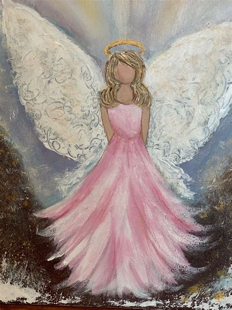 Pin by Piper girl on painting ideas | Angel painting, Angel art, Angel ...