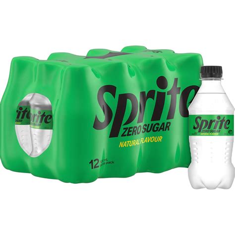 Sprite No Sugar Bottles 300ml X12 Pack | Woolworths