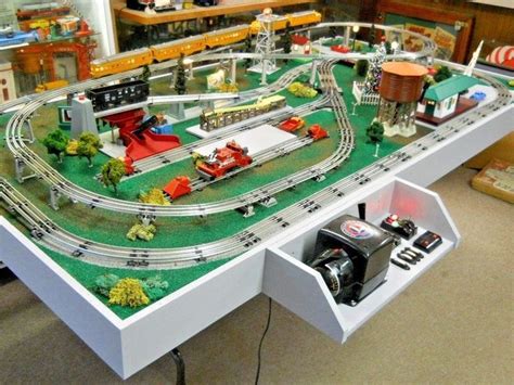 Toy Train Set on Display