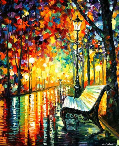 She Left... - PALETTE KNIFE Oil Painting On Canvas By Leonid Afremov ...