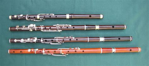 The four flutes on A Stroll in the Park | Wooden flute, Flute, Irish flute