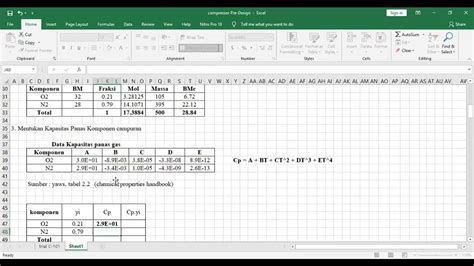 Compressor Design Calculation Using Ms.Excel - YouTube