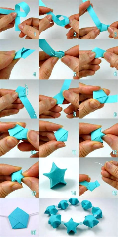 Origami Lucky Stars Easy Folding Tutorial