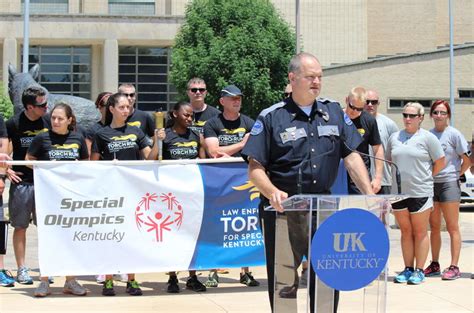 UKPD Hosted Special Olympics Kentucky Torch Run | UKNow