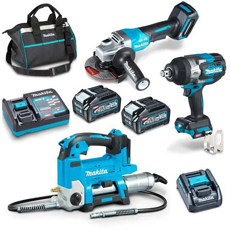 Makita 40v Max Brushless 3pce 2 x 4.0AH Combo Kit-DK0146X1 - WestOz Tools