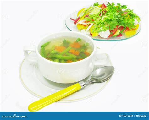 Vegetable Haricot Bean Soup Stock Image - Image of broth, haricot: 15913241