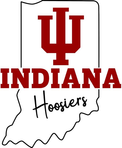 IU Indiana University Logos Basketball Football College | Etsy