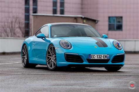 Revised Fascia of Baby Blue Porsche 911 — CARiD.com Gallery