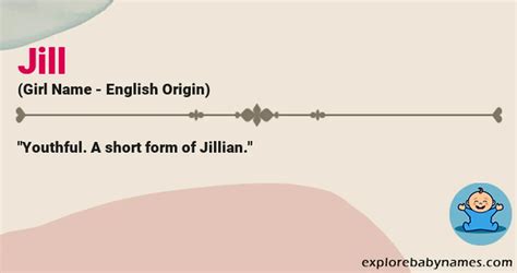 Jill Name Meaning, Origin, Pronunciation, and Ranking