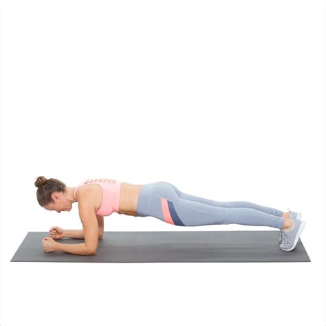 Elbow Plank | Plank Challenge Workout | POPSUGAR Fitness Photo 3