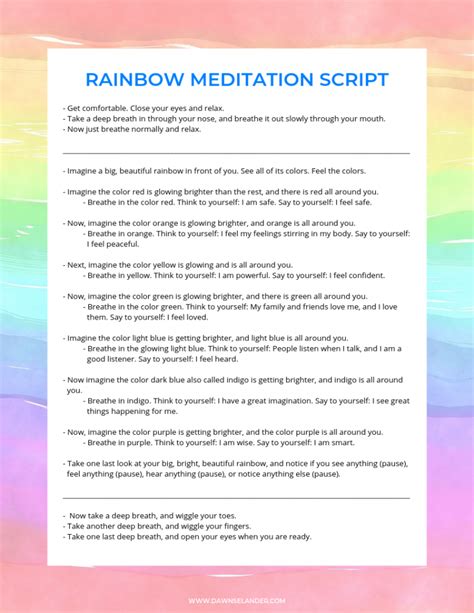 Guided Chakra Meditation Script | nivea fave rarte satelie