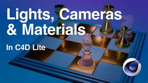 Lights, Cameras & Materials in C4d Lite (4/5) - YouTube