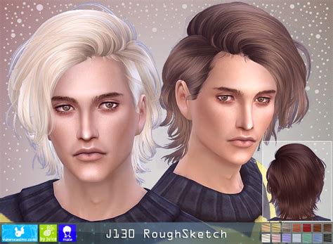 Sims 4 male long hair cc ideas | newlonghair