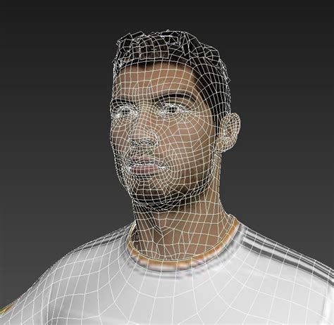 Cristiano Ronaldo 3D Model Game ready animated rigged .max .obj .fbx ...