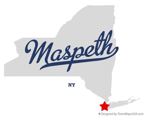 Map of Maspeth, NY, New York