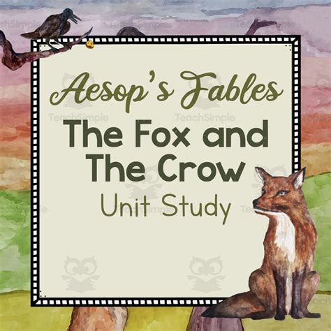 Aesop's Fables "The Fox and the Crow" by Teach Simple