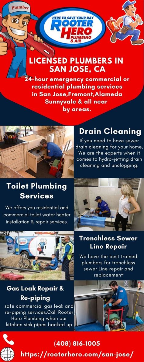 Hire Licensed Plumbers in San Jose, CA | Plumbing emergency, Plumber ...