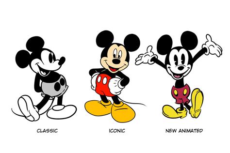 İnce Tatmin olmak fuar mickey mouse over the years ...