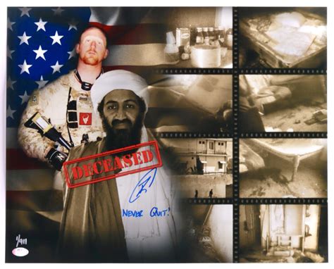 U.S. Navy SEAL Robert O'Neill Signed LE Osama Bin Laden "Death Scene ...