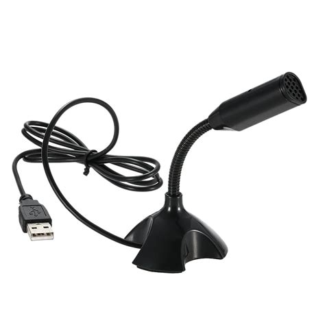 USB Desktop Microphone 360° réglable Support micro Voice Chat ...