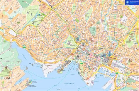 Oslo Printable Tourist Map Tourist Map Map Tourist | Images and Photos ...