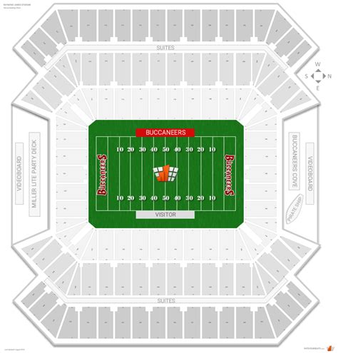 Tampa Bay Buccaneers Seating Guide - Raymond James Stadium ...