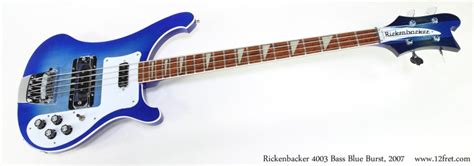 Rickenbacker 4003 Bass Blue Burst, 2007 | www.12fret.com