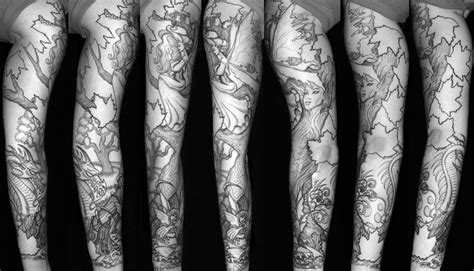 Enchanted Forest Full Sleeve by BeautifulDragon322 on DeviantArt