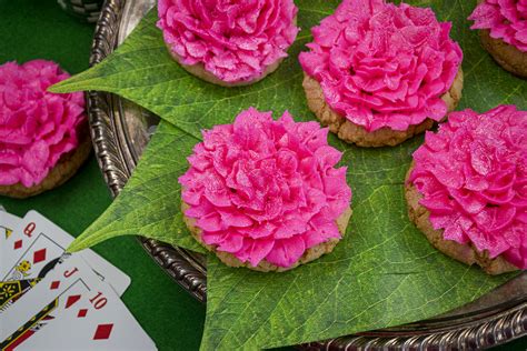 Lotus Flower Cookies Inspired by Percy Jackson - The Starving Chef