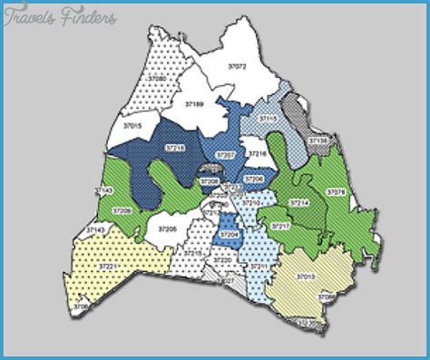 Nashville Tn Zip Code Map