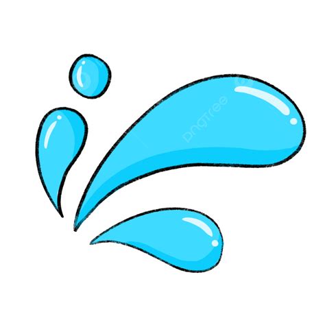 Water Splash Drawing, Water Splash, Water Drop, Water PNG Transparent ...