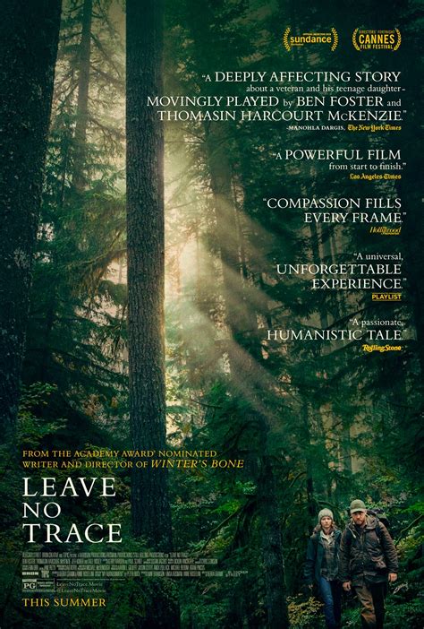 Leave No Trace (2018) Poster #1 - Trailer Addict