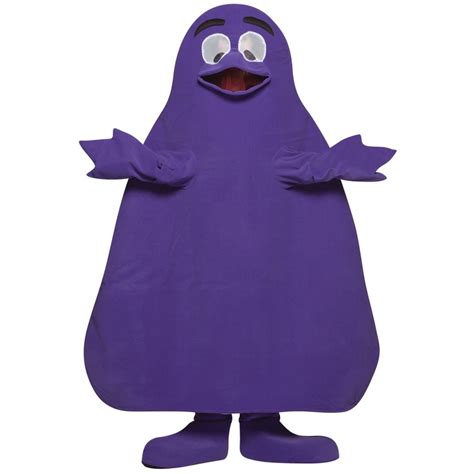 Grimace Adult Costume | The o'jays, Adult costumes and Hard to