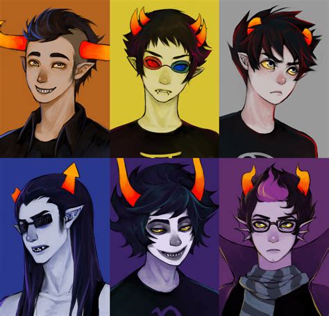 karkat vantas, eridan ampora, sollux captor, tavros nitram, gamzee ...